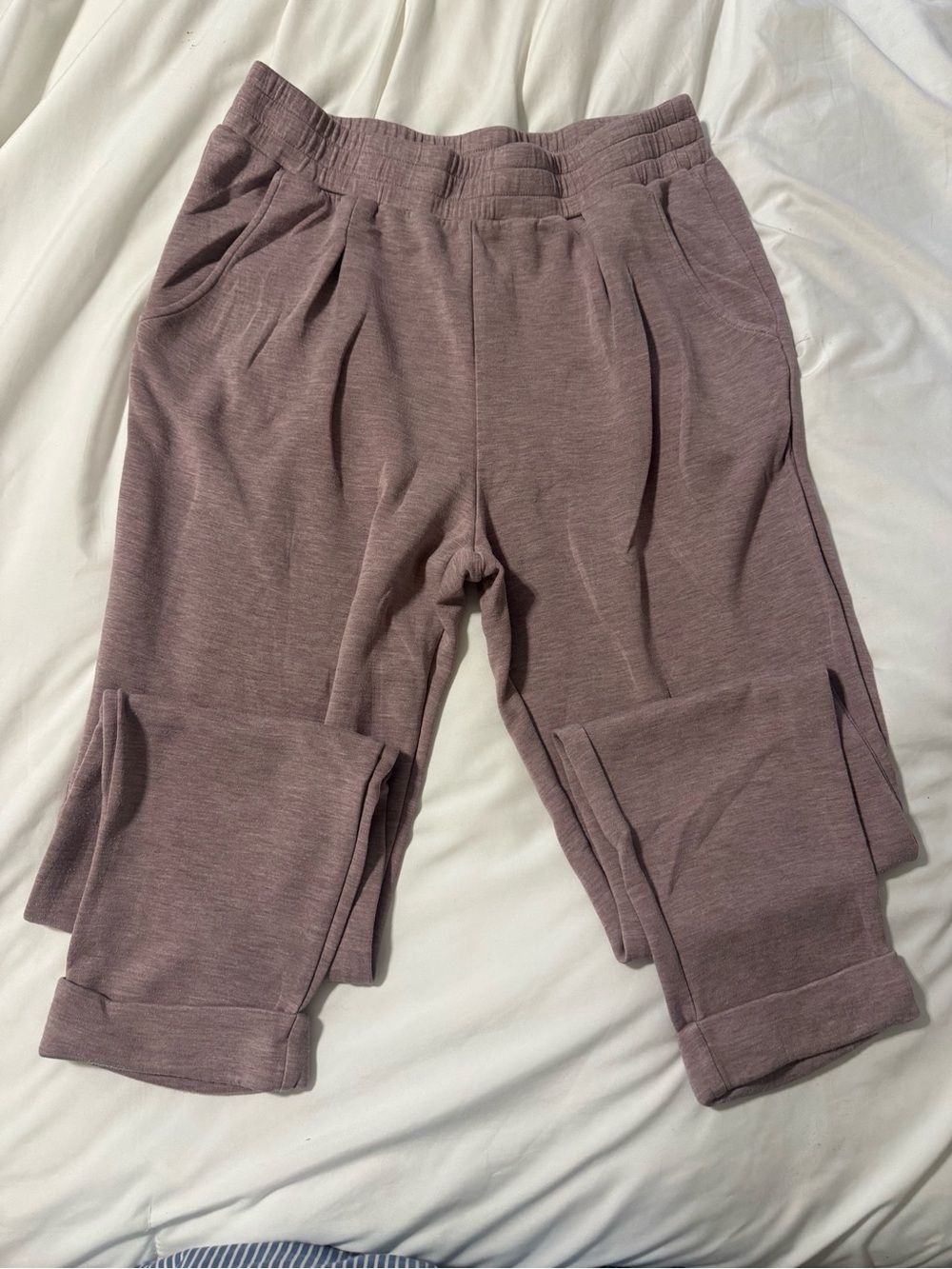 Full Length Varley Lounge Pant- Mauve